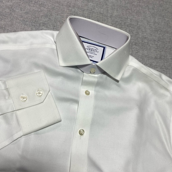 Charles Tyrwhitt Other - Charles Tyrwhitt Dress Shirt Mens 15.5 34 White Classic Non Iron Business New